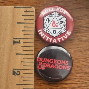 🖤 3/$15 Dungeons & Dragons Pins